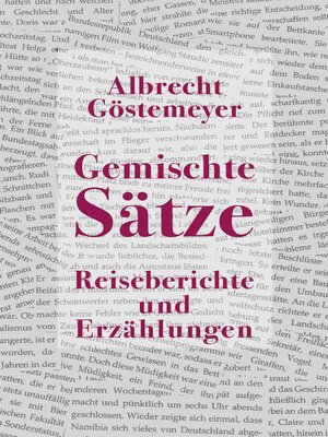 cover image of Gemischte Sätze